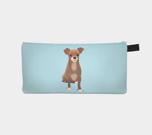 Blue Bean Pencil Case