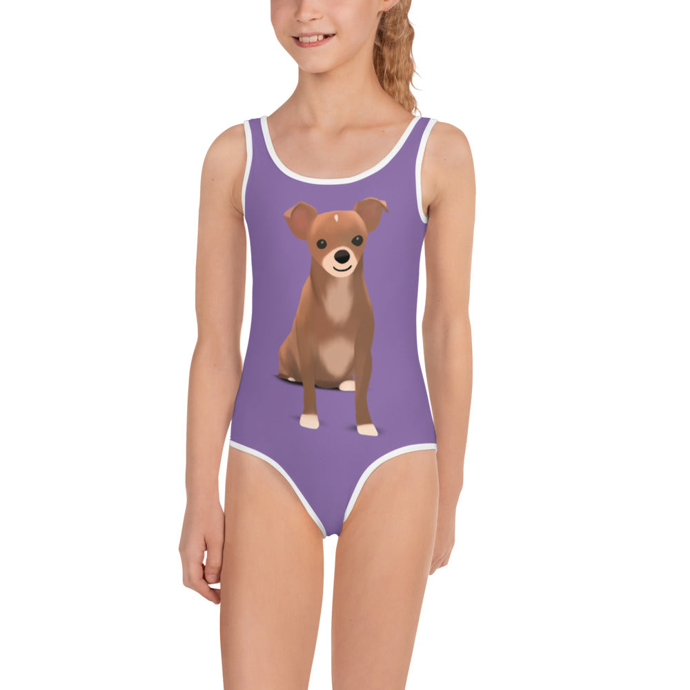 Purple Bean Kids Swimsuit