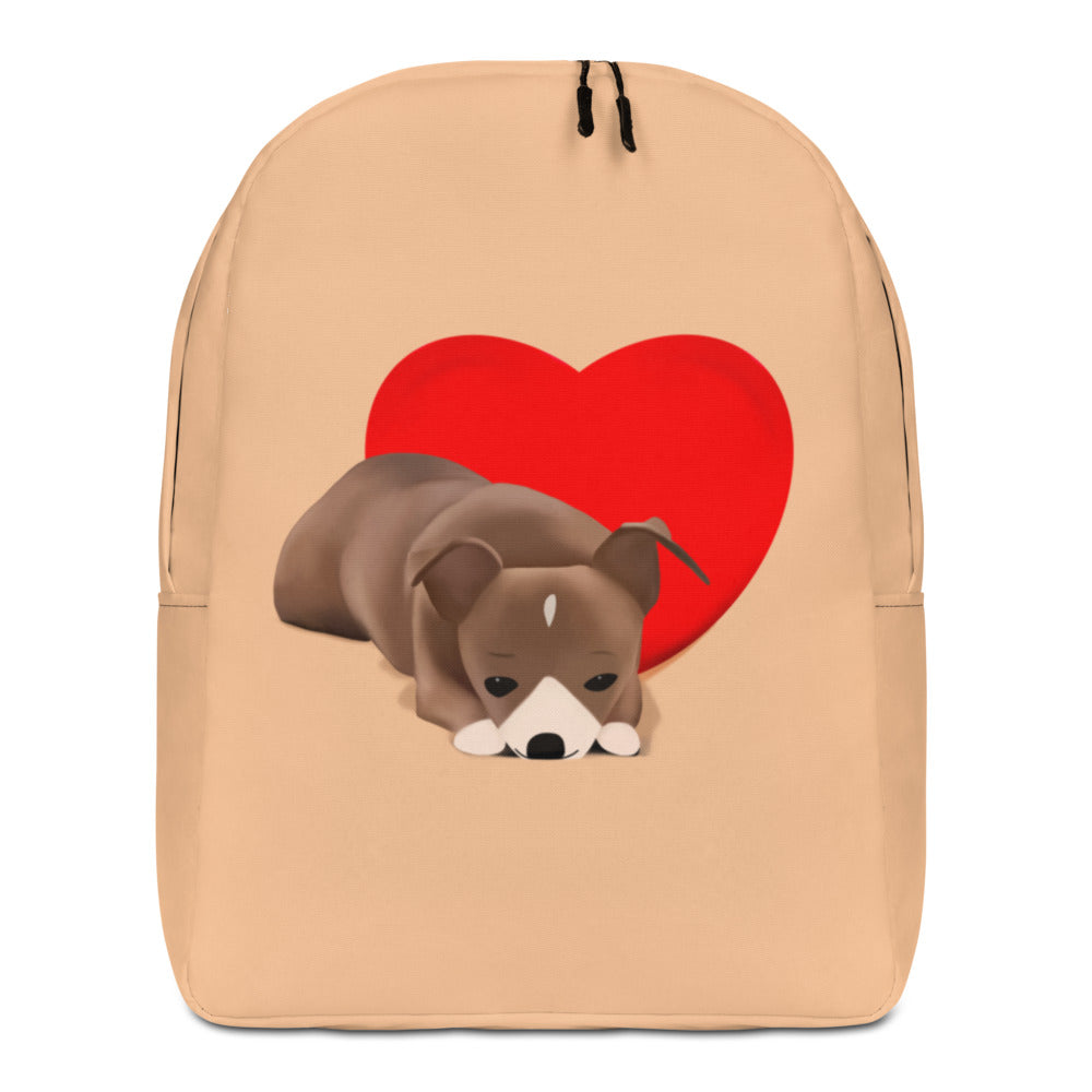 Sweet Heart Bean Minimalist Backpack