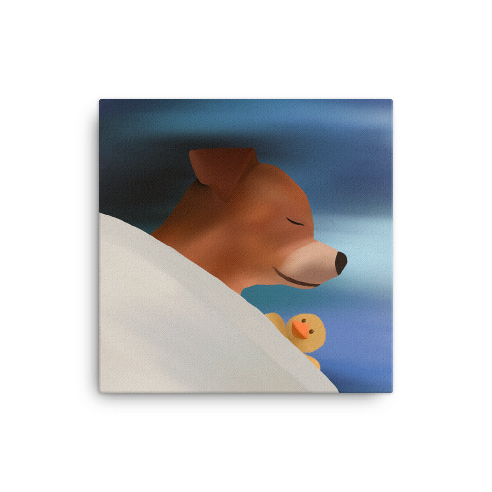 Bean and Duck Canvas