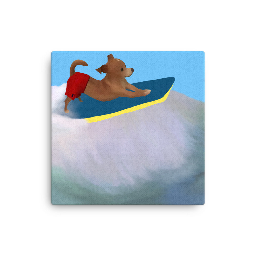 Surfin' Bean Canvas