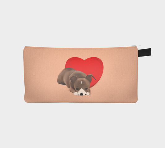 Sweet Heart Bean Pencil Case