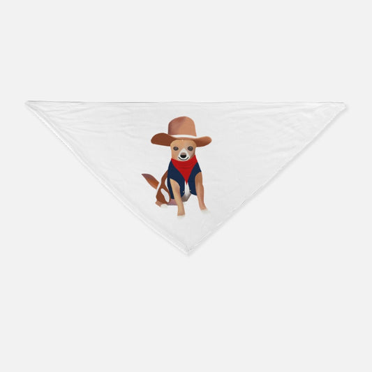 Cowboy Bean Pet Bandana