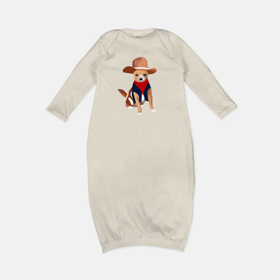 Cowboy Bean Natural Infant Baby Rib Layette