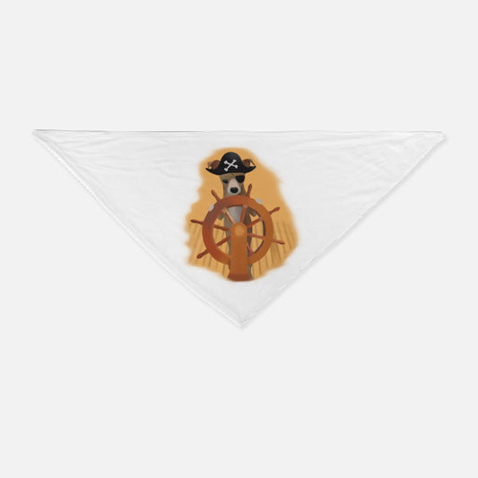 Pirate Bean Pet Bandana