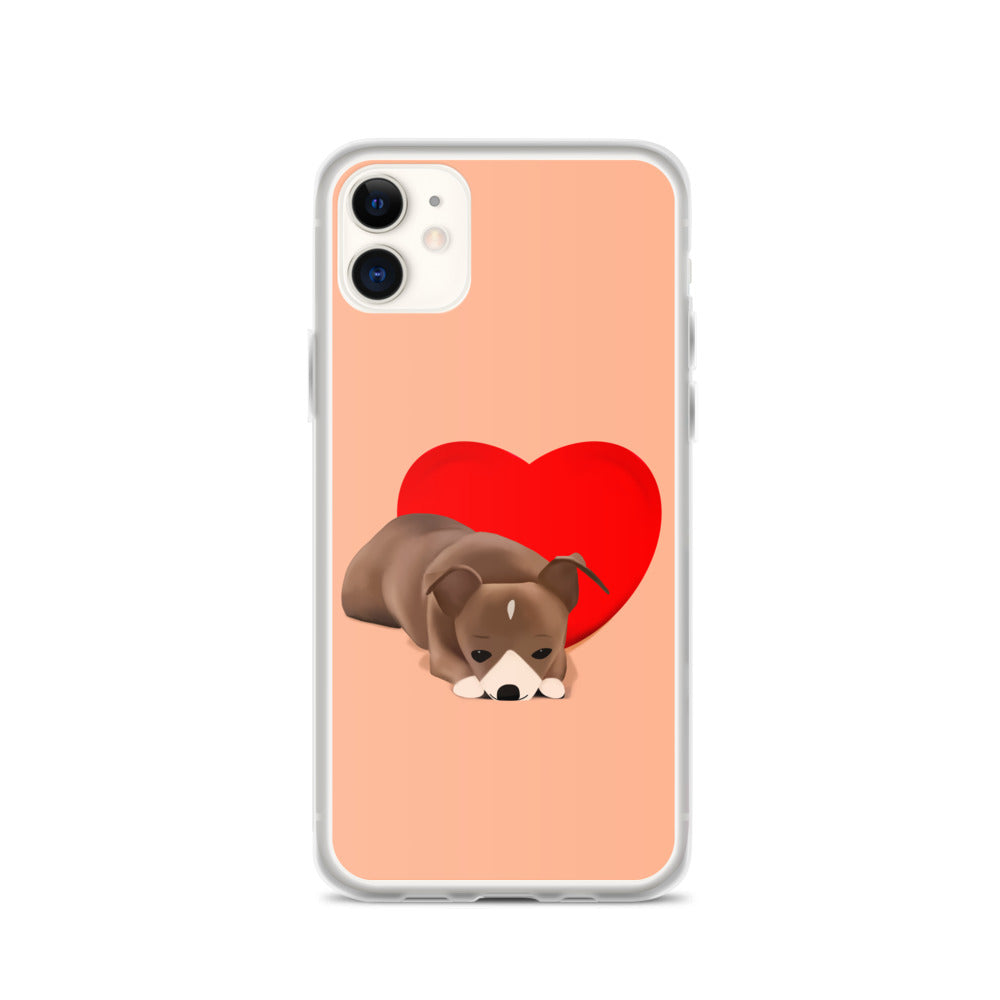 Sweet Heart Bean iPhone Case