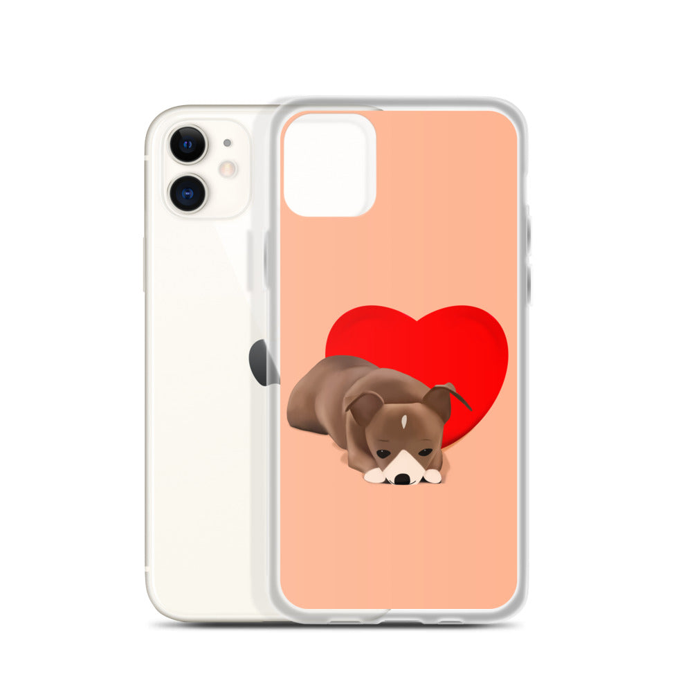 Sweet Heart Bean iPhone Case