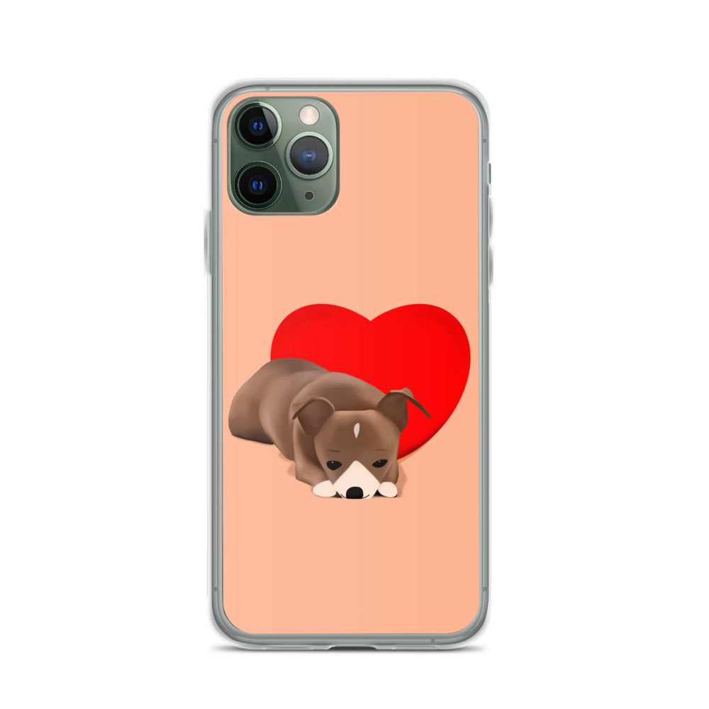 Sweet Heart Bean iPhone Case