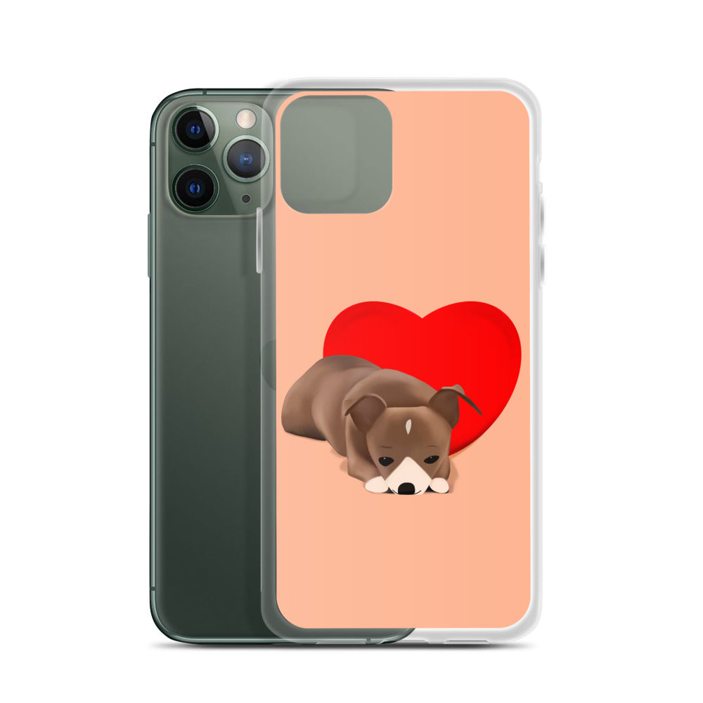 Sweet Heart Bean iPhone Case