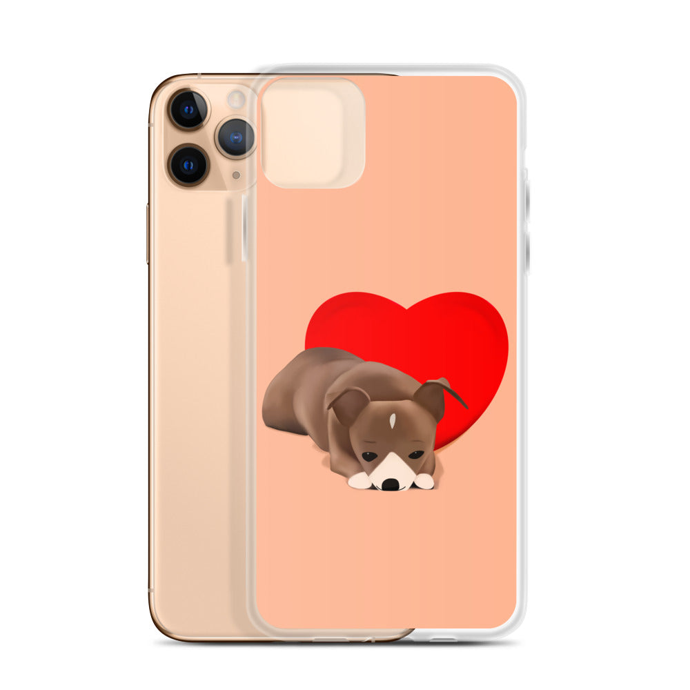 Sweet Heart Bean iPhone Case