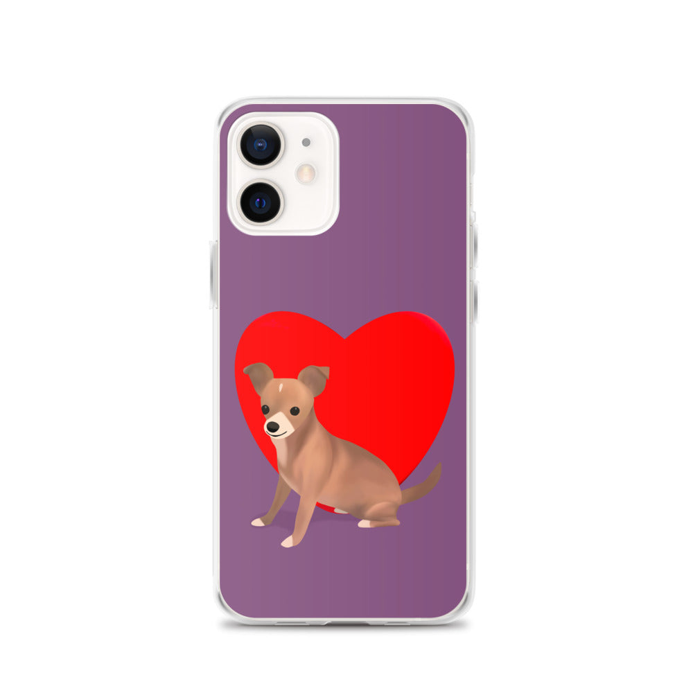 Heart Purple Bean iPhone Case