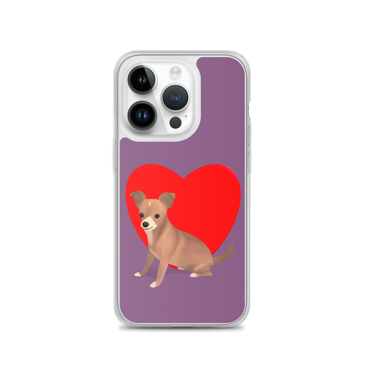 Heart Purple Bean iPhone Case