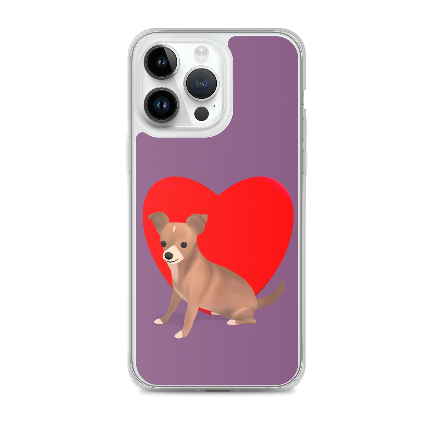 Heart Purple Bean iPhone Case