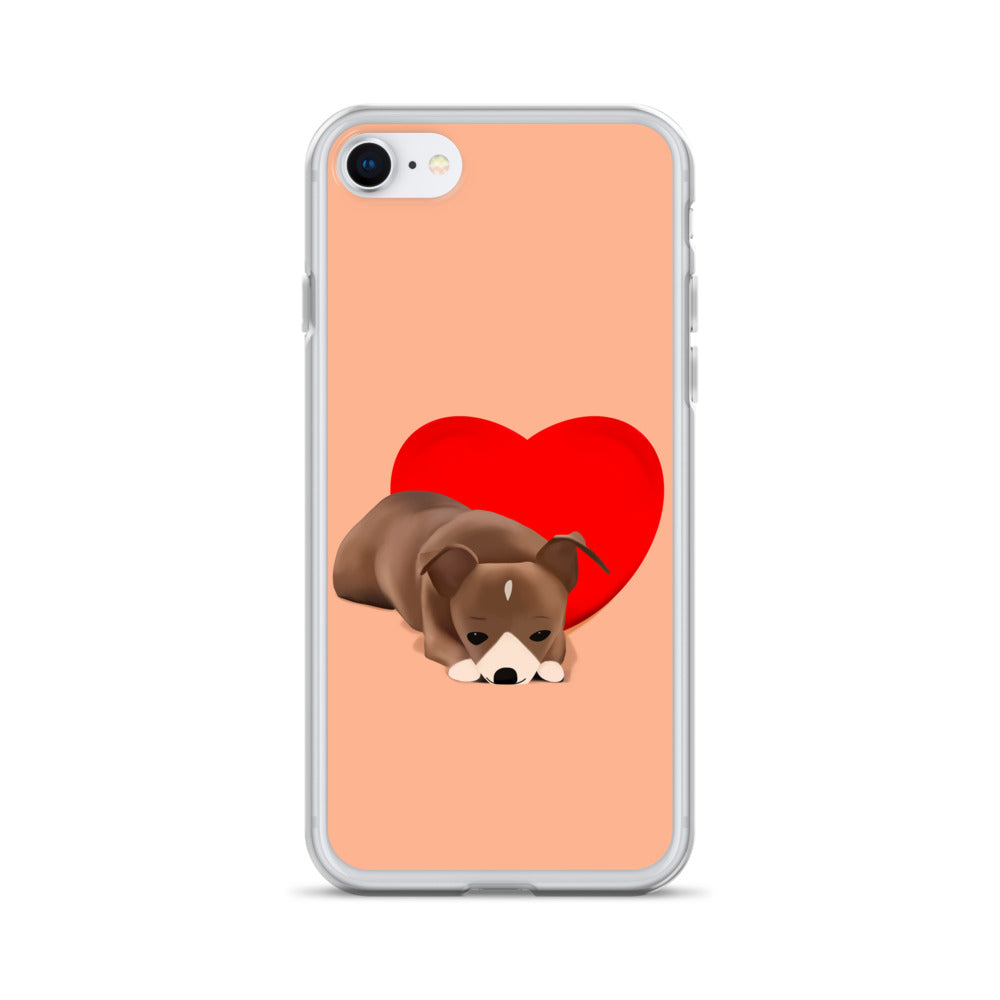 Sweet Heart Bean iPhone Case