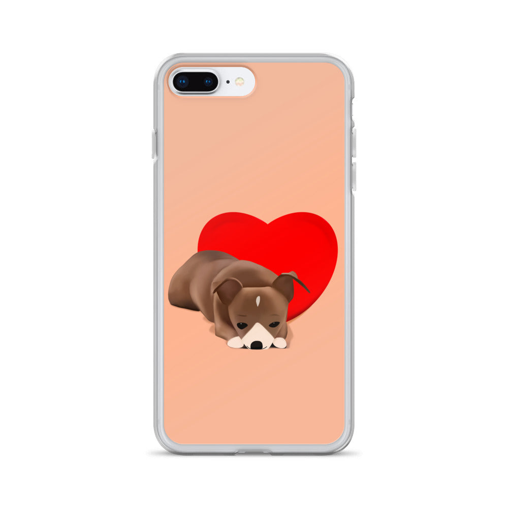 Sweet Heart Bean iPhone Case