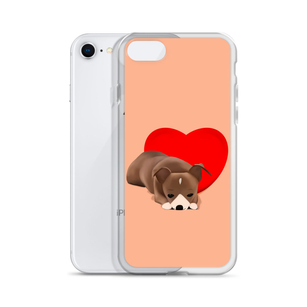 Sweet Heart Bean iPhone Case