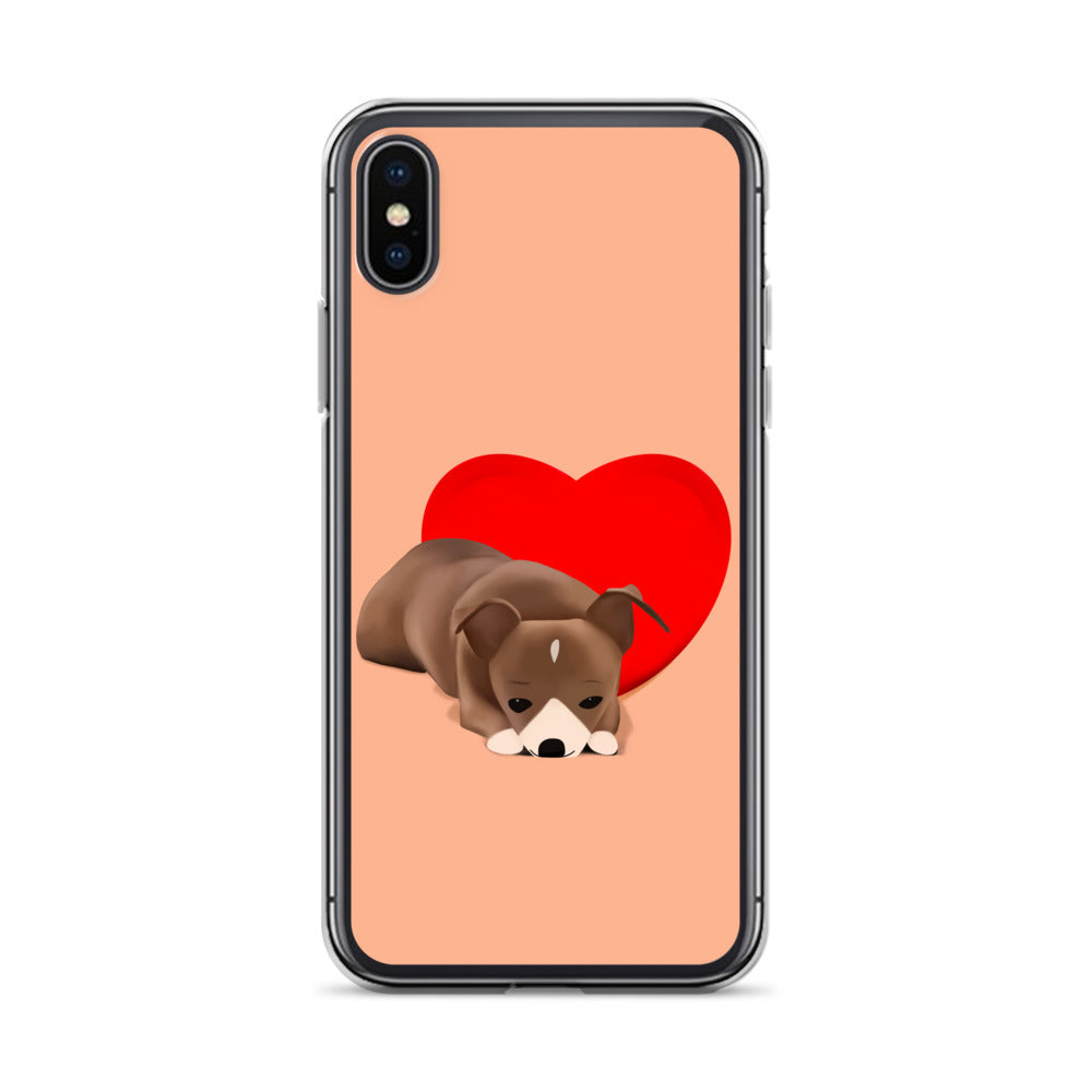 Sweet Heart Bean iPhone Case