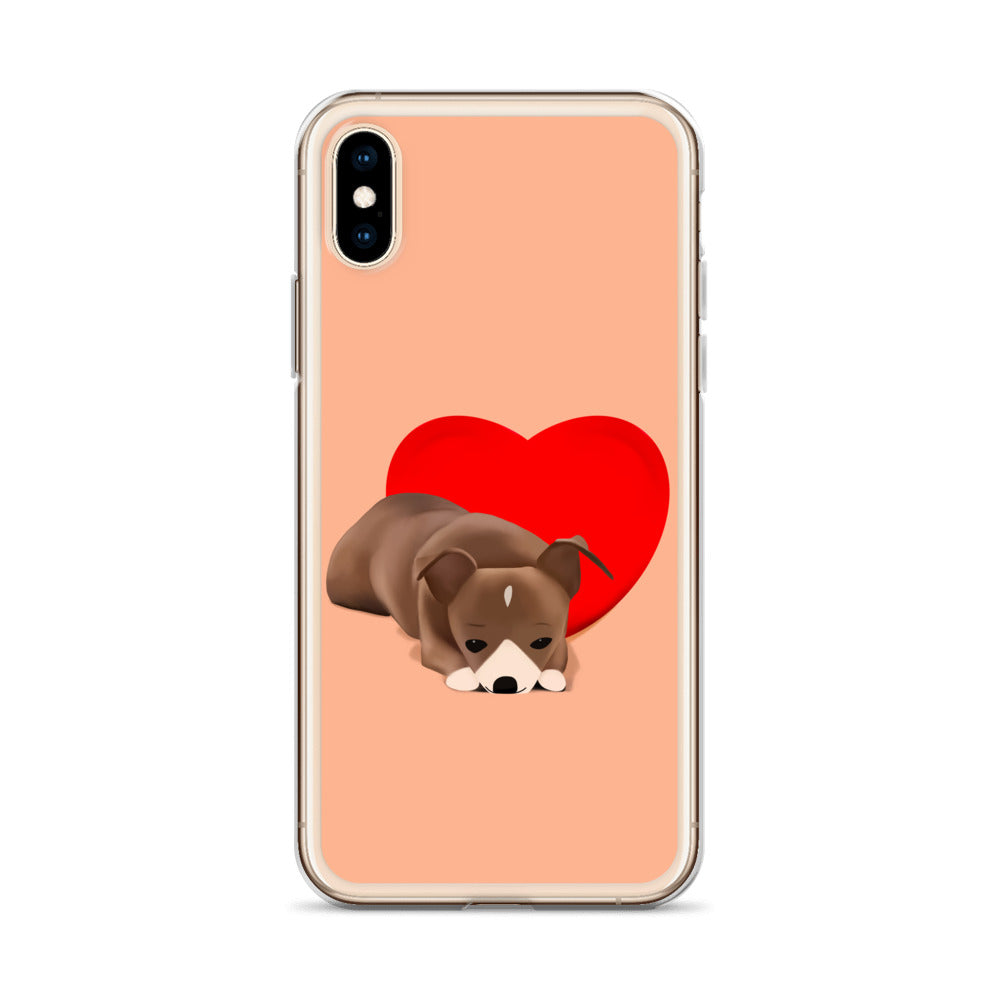 Sweet Heart Bean iPhone Case