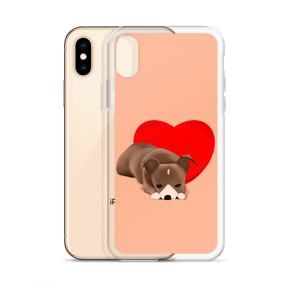 Sweet Heart Bean iPhone Case