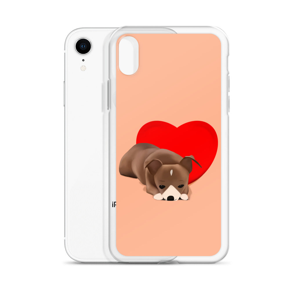 Sweet Heart Bean iPhone Case