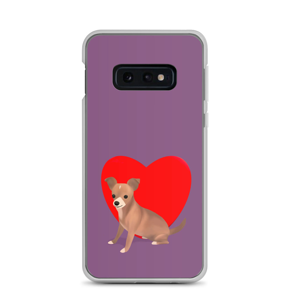 Heart Purple Bean Samsung Case