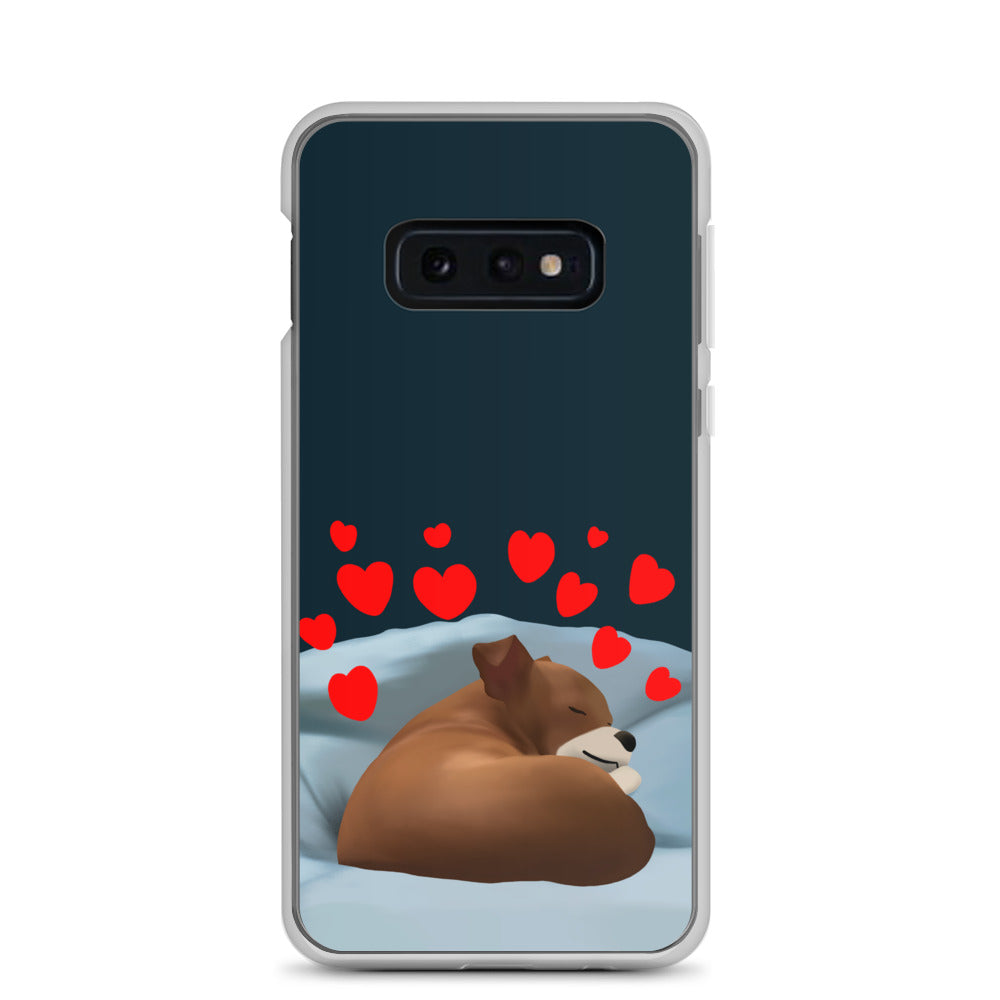 Sleeping Hearts Bean Samsung Case