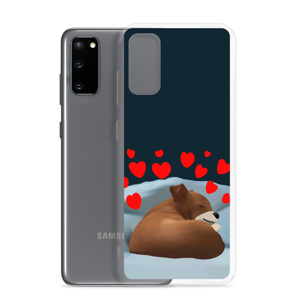 Sleeping Hearts Bean Samsung Case