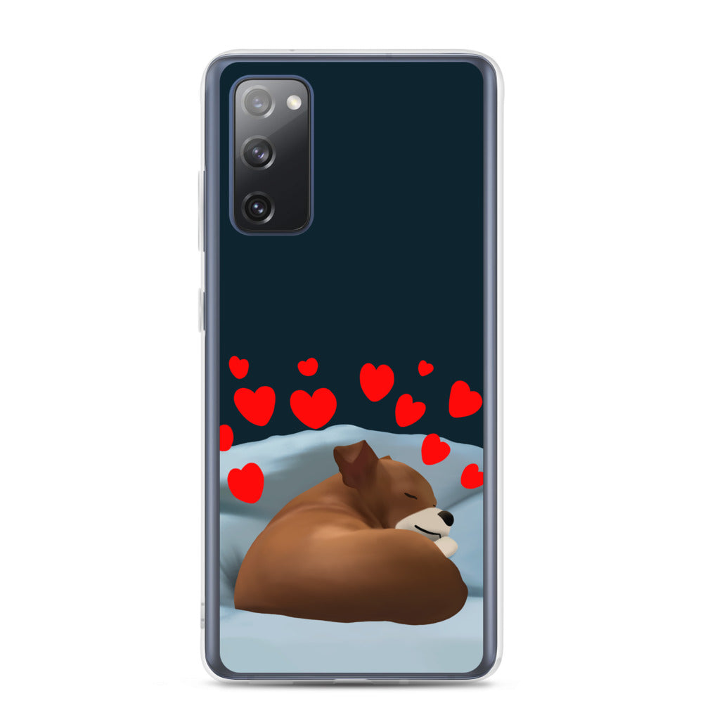 Sleeping Hearts Bean Samsung Case