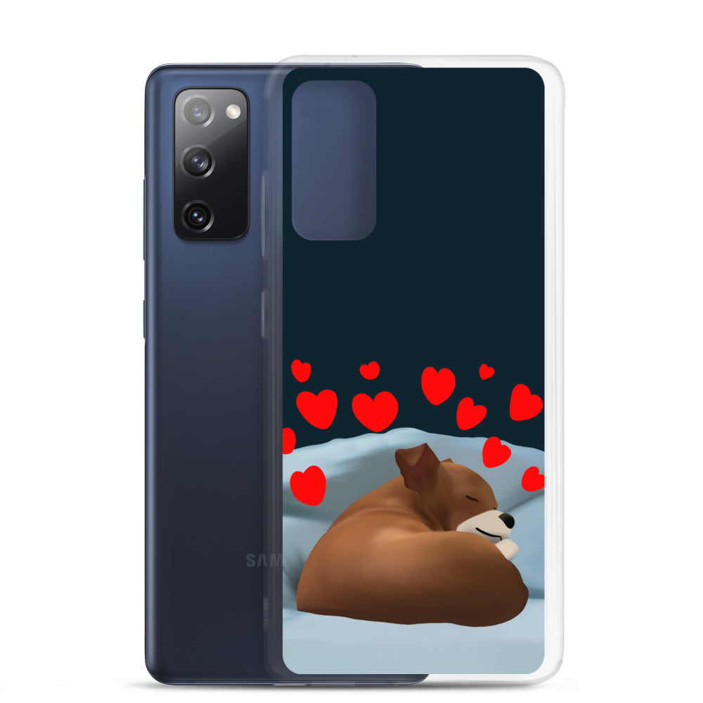 Sleeping Hearts Bean Samsung Case