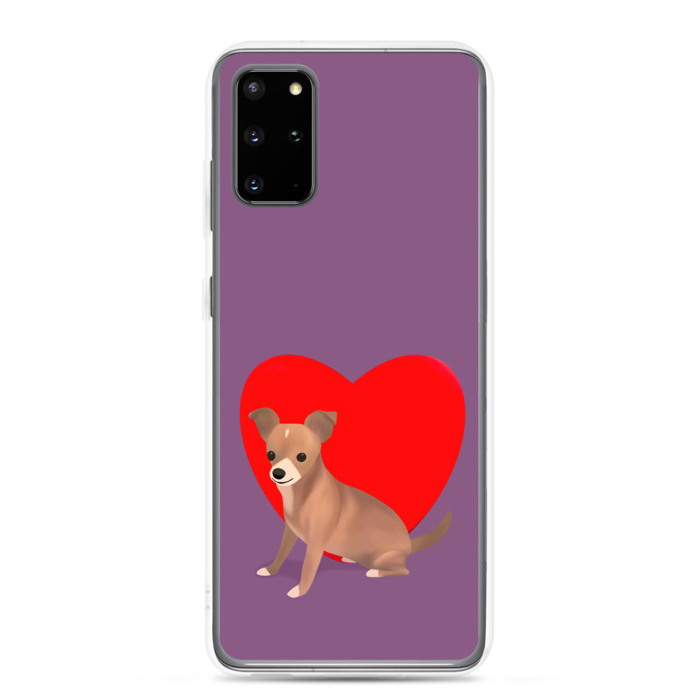 Heart Purple Bean Samsung Case