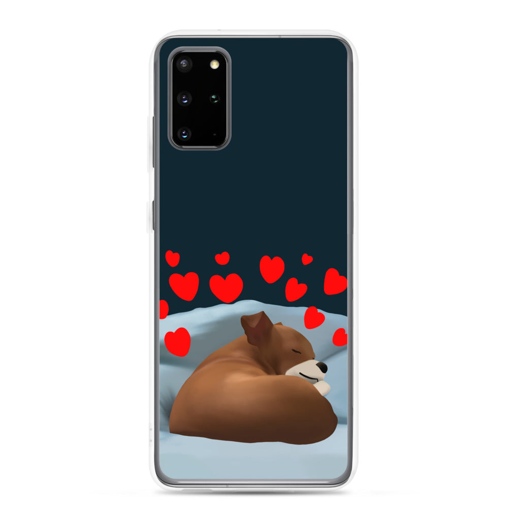 Sleeping Hearts Bean Samsung Case