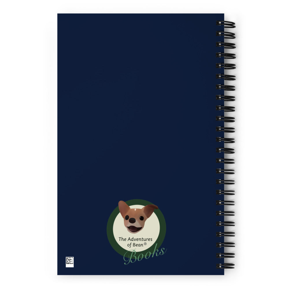 Cowboy Bean Soft-Touch Spiral Notebook (Size: 5.25″ × 8.25″)