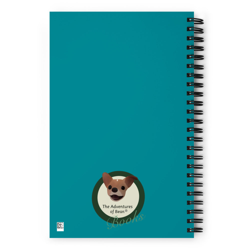 Scuba Bean Soft-Touch Spiral Notebook (Size: 5.25″ × 8.25″)