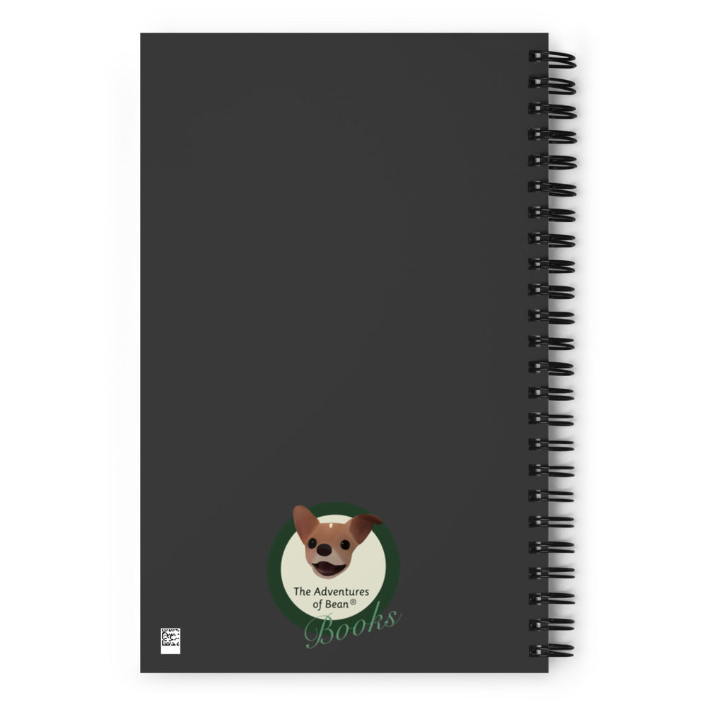 Tangled Bean Soft-Touch Spiral Notebook (Size: 5.25″ × 8.25″)