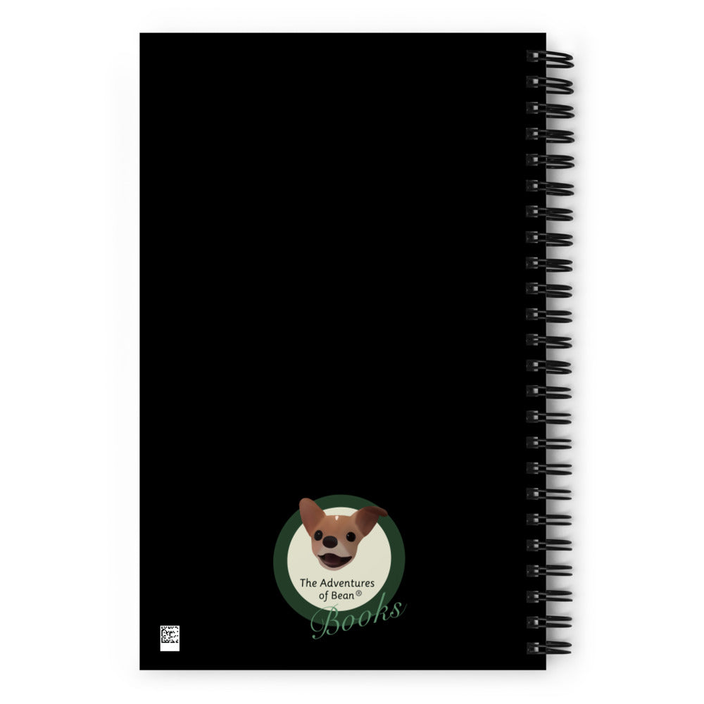 Rockstar Bean Soft-Touch Spiral Notebook (Size: 5.25″ × 8.25″)