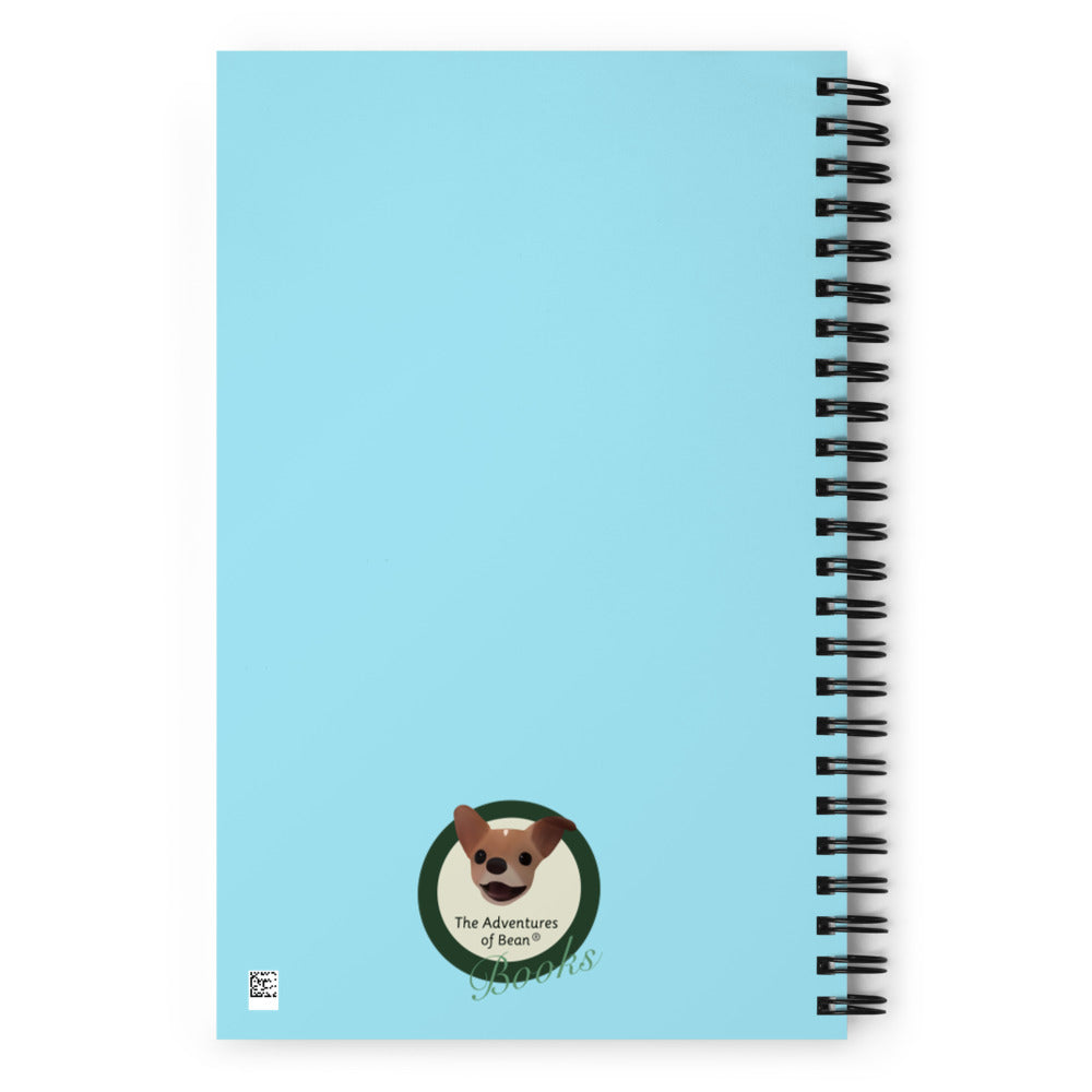 Chef Bean Soft-Touch Spiral Notebook (Size: 5.25″ × 8.25″)