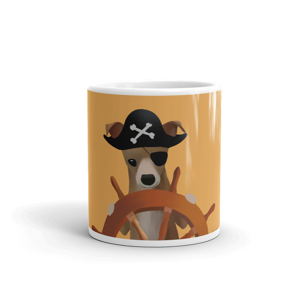 Pirate Bean Glossy Mug (11 oz or 15 oz)