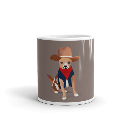 Cowboy Bean Glossy Mug (11 oz or 15 oz)