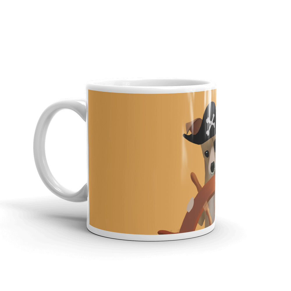 Pirate Bean Glossy Mug (11 oz or 15 oz)