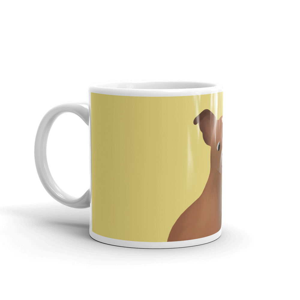 Bee Bean Glossy Mug (11 oz or 15 oz)