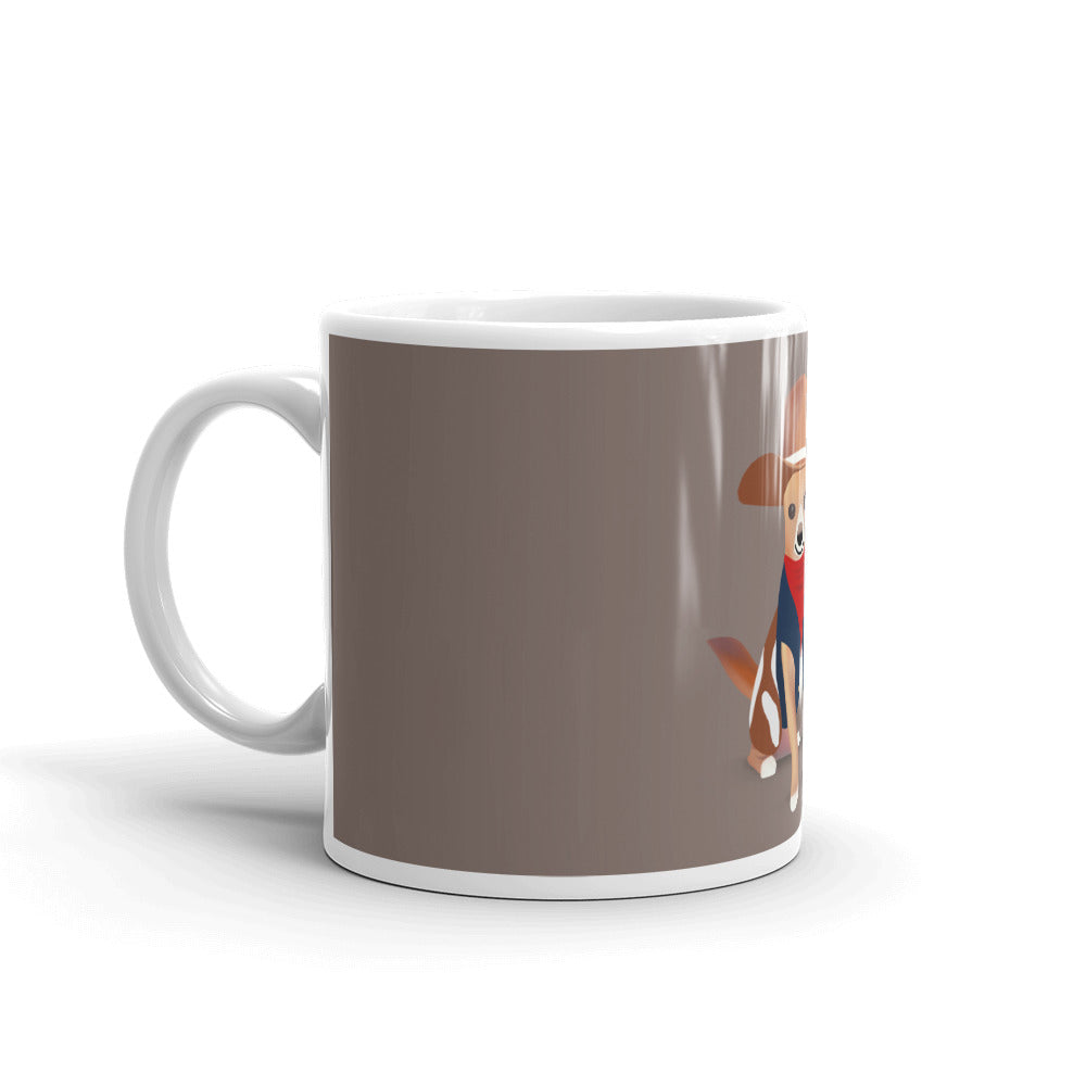 Cowboy Bean Glossy Mug (11 oz or 15 oz)