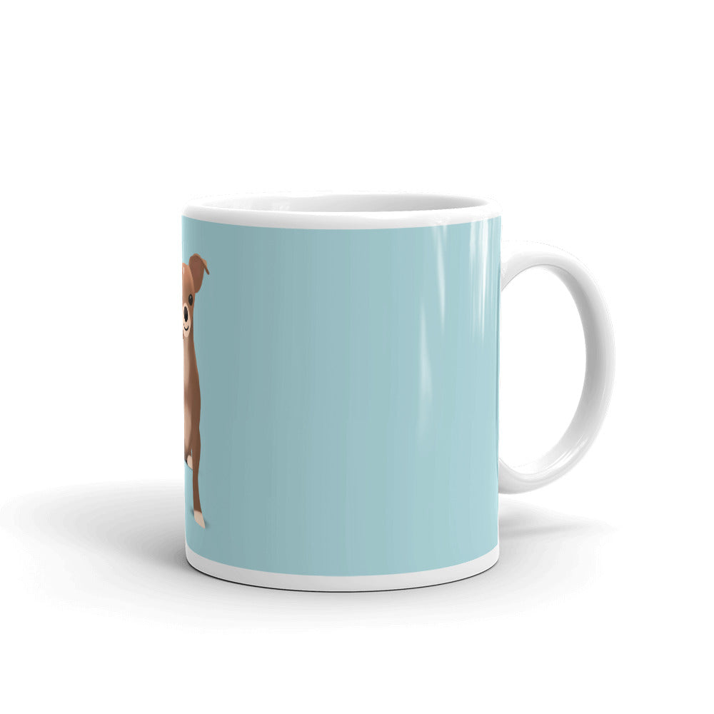 Blue Bean Glossy Mug (11 oz or 15 oz)