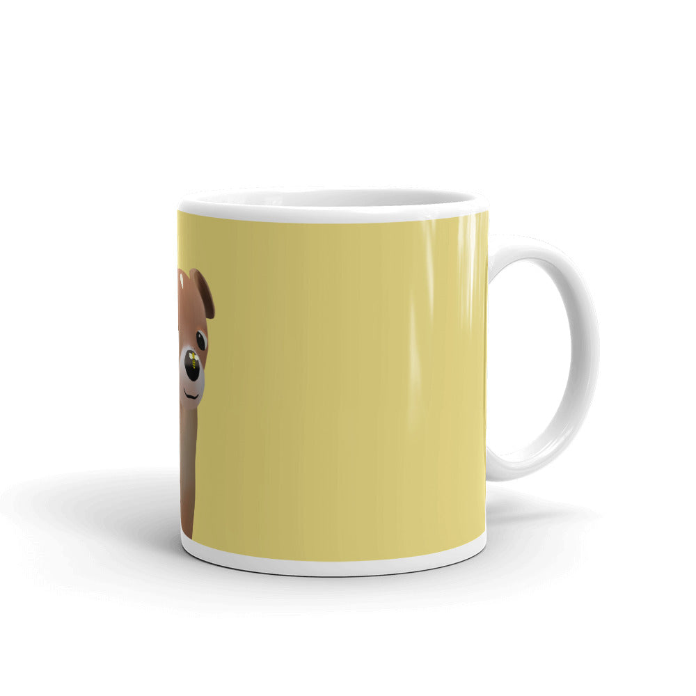 Bee Bean Glossy Mug (11 oz or 15 oz)