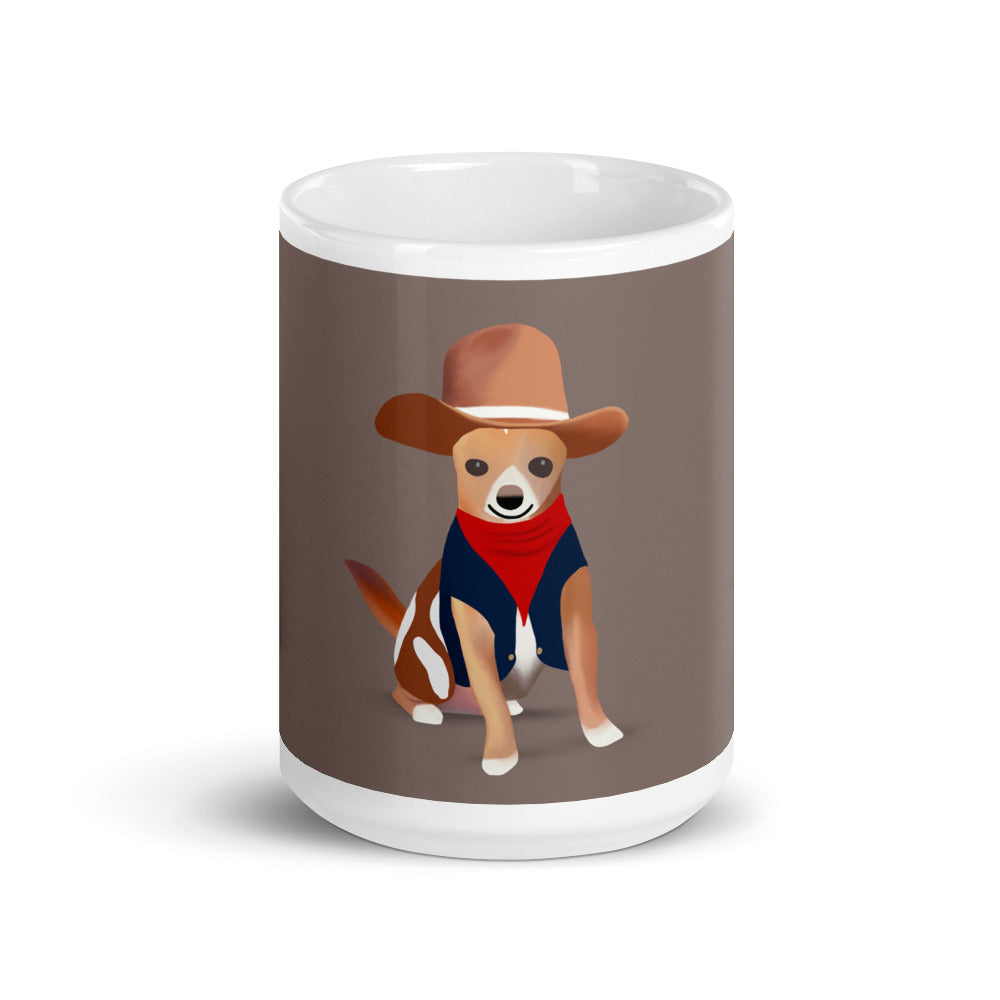 Cowboy Bean Glossy Mug (11 oz or 15 oz)