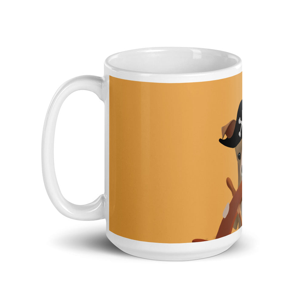 Pirate Bean Glossy Mug (11 oz or 15 oz)