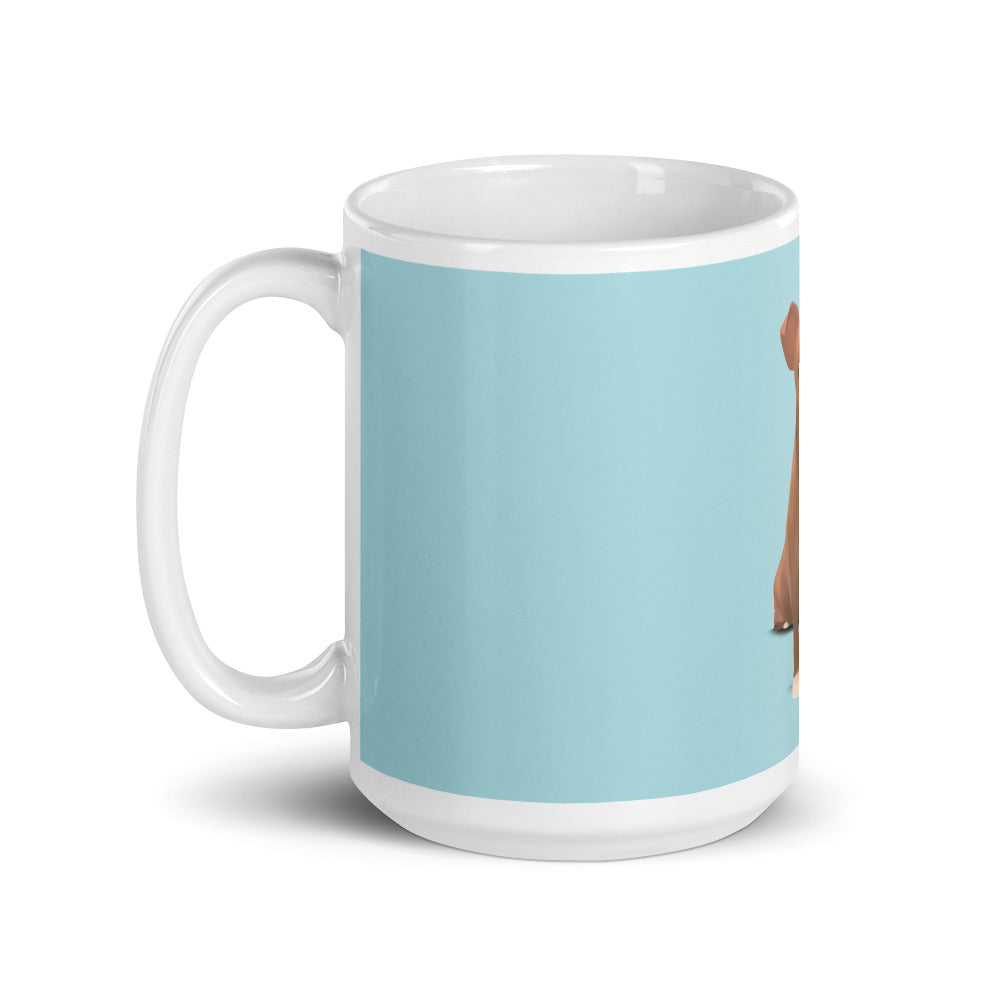 Blue Bean Glossy Mug (11 oz or 15 oz)