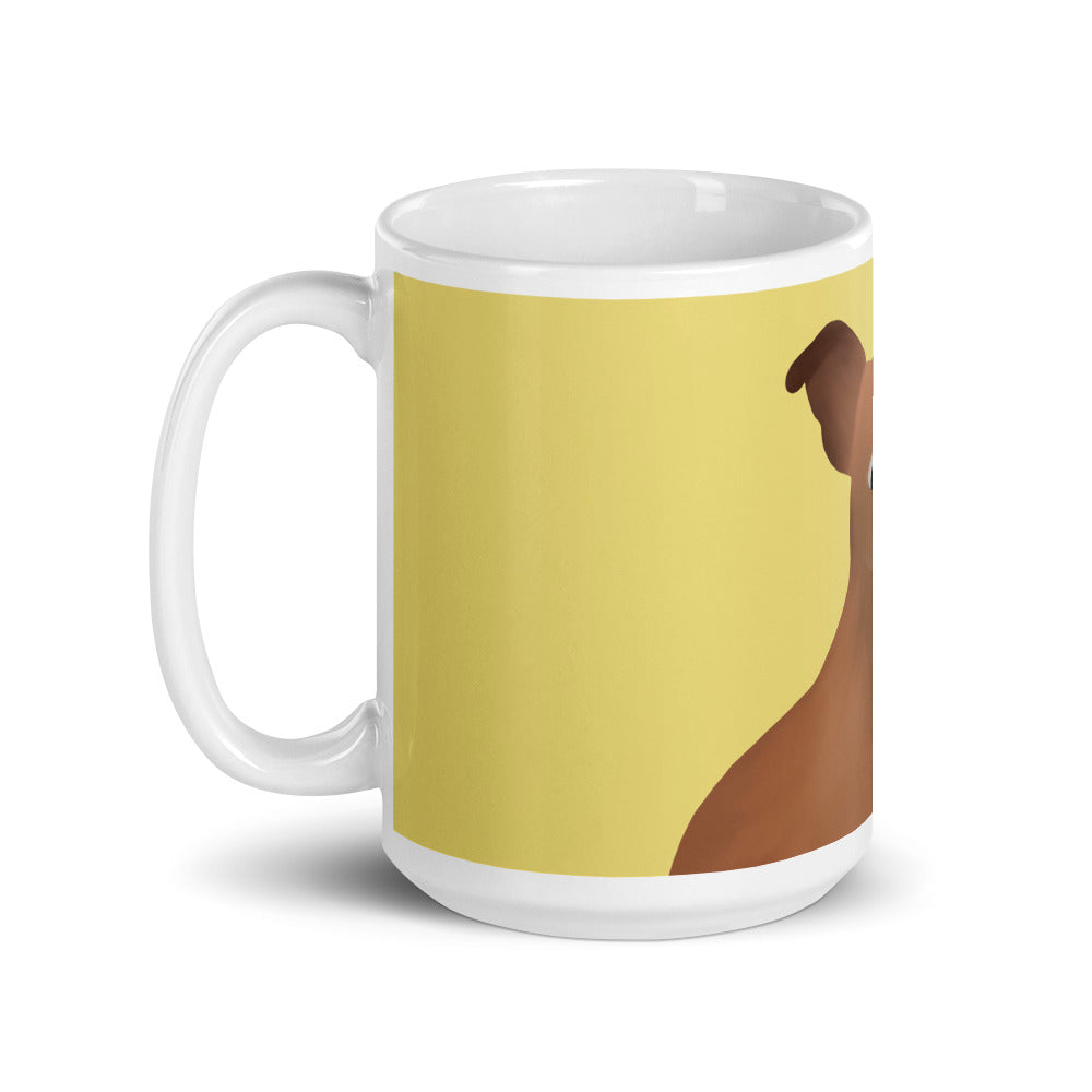 Bee Bean Glossy Mug (11 oz or 15 oz)