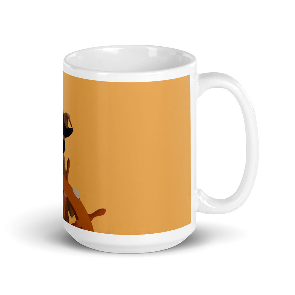 Pirate Bean Glossy Mug (11 oz or 15 oz)