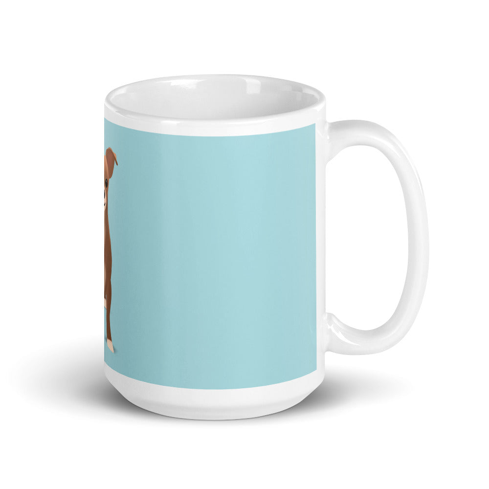 Blue Bean Glossy Mug (11 oz or 15 oz)