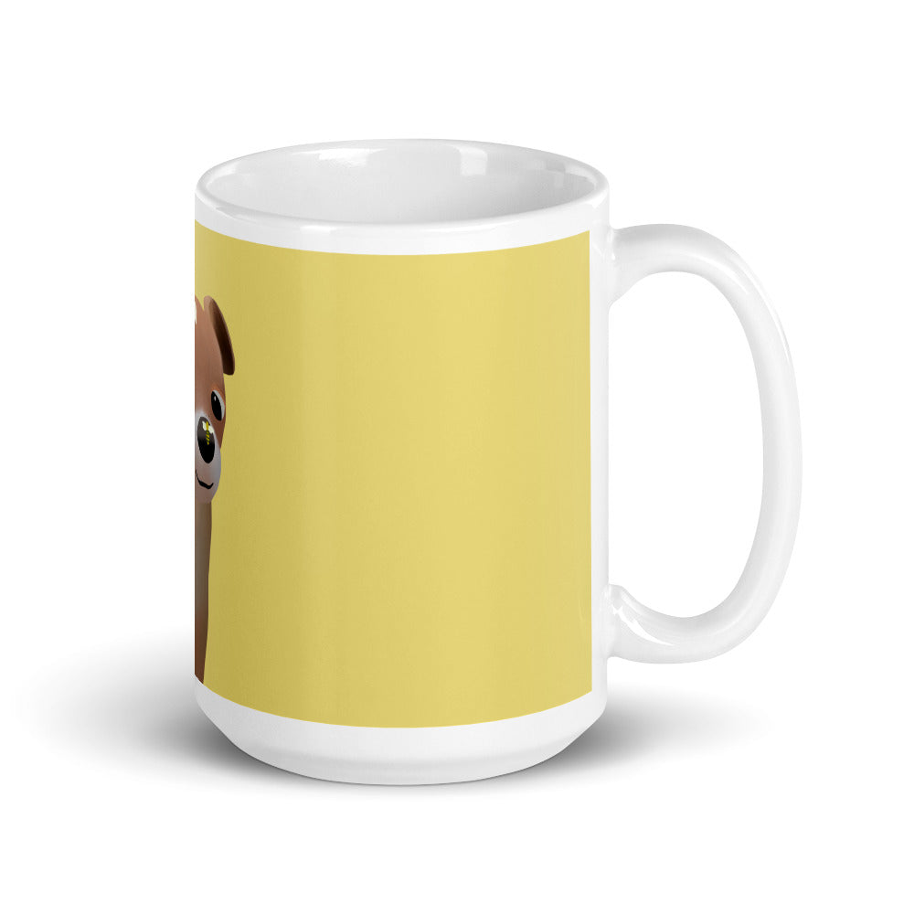 Bee Bean Glossy Mug (11 oz or 15 oz)